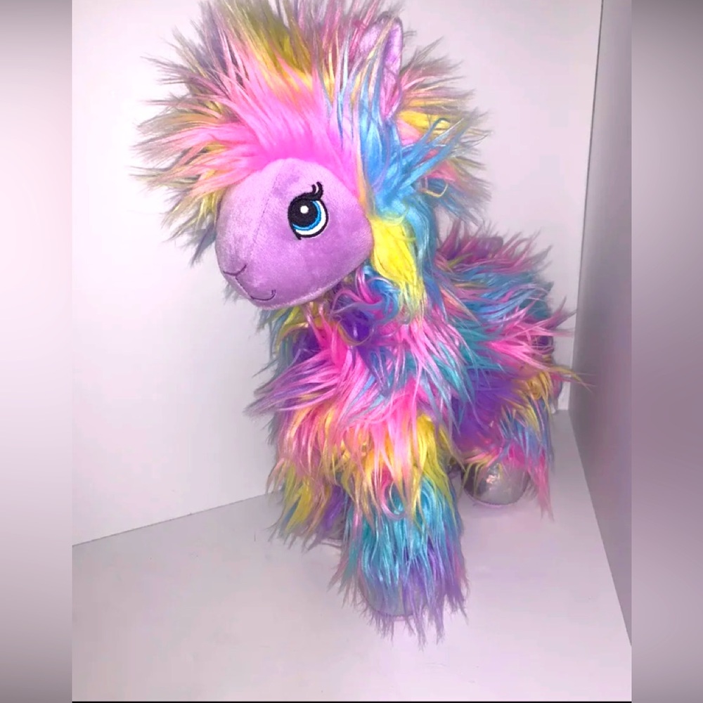 Build-A-Bear Workshop FURBULOUS RAINBOW LLAMA LAMA Plush